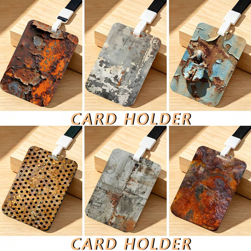 Luxury Lifestyle Gifts - Porta badge retrò in stile industriale,