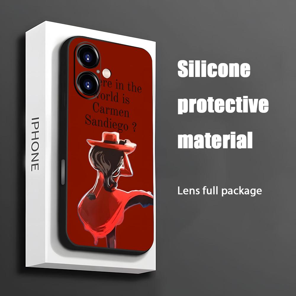 Apple Iphone 15 - Custodia per telefono Cartoon Carmen Sandiego
